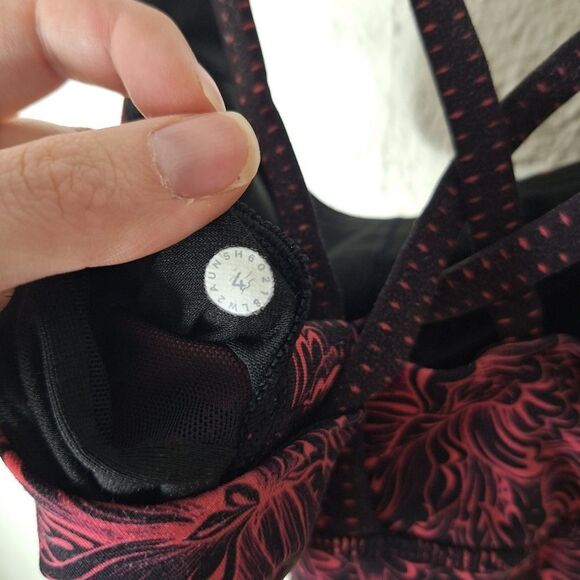 Lululemon Infinity Energy Bra Glossy Black 4 - Picture 3 of 6